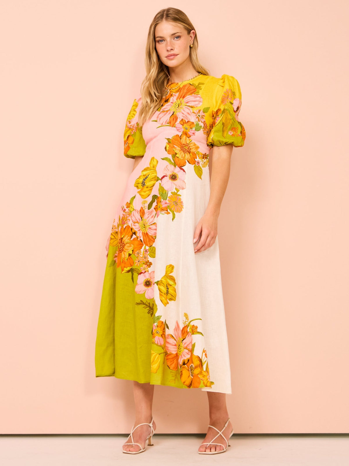 Vestido Longo Estampa Floral - Spring