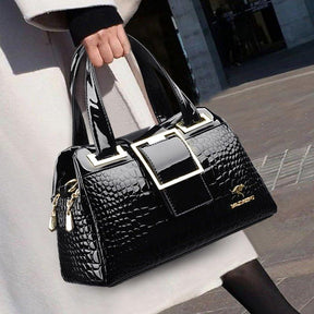 Bolsa Feminina em Couro Legítimo - Crocodilo