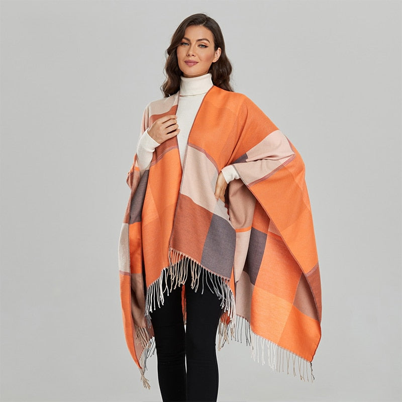 Poncho Feminino de Inverno - Latifa