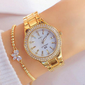 Relógio Feminino de Luxo - Gold + Brinde Exclusivo